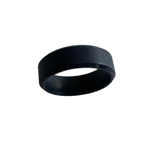 Enso Silicone Ring Size 13 Navy Blue Beveled Edge Comfort Fit Classic Accessory - Picture 1 of 4